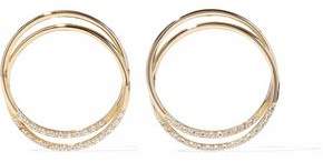Gold-Tone Crystal Earrings