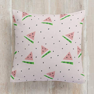 Playful Watermelon Square Pillow