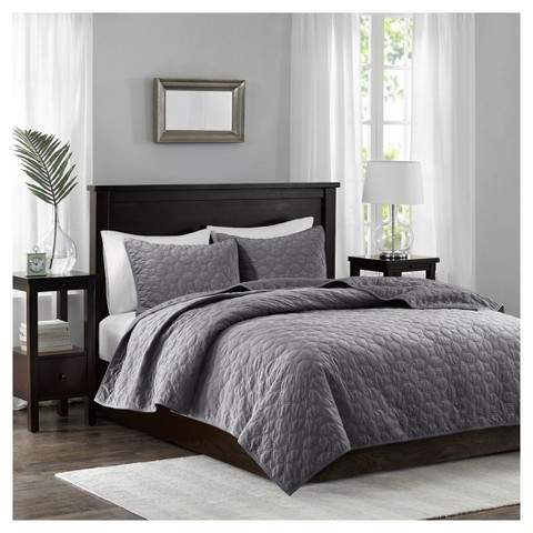 Mercer Polyester Velvet Quilted Quilt Set