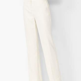 Talbots Crepe Wide-Leg Trousers - Stripe