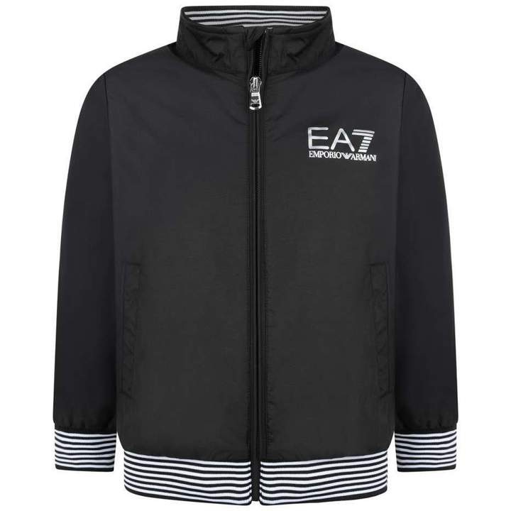 EA7 Emporio ArmaniBoys Black Showerproof Jacket