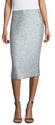 Glint Knit Sequin Pencil Skirt