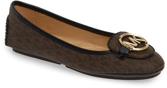 MICHAEL Michael Kors Lillie Logo Ballet Flat
