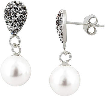 Fashionvictime Ohrringe Ohrringe Damen - Silber 925 Modeschmuck - Kristall, Perlen