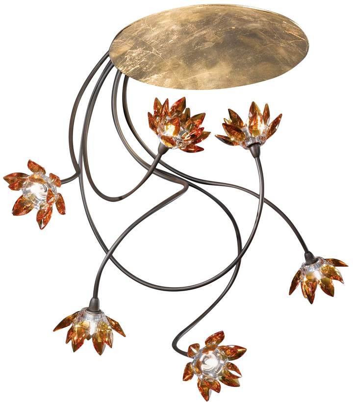 Hans Kögl EEK A, Deckenleuchte Fiorella Gold