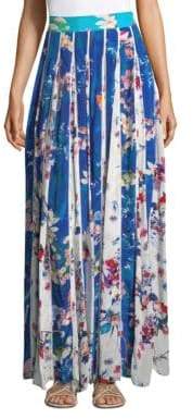 Floral Crepe Maxi Skirt