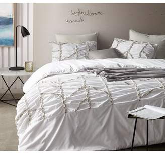 White Textured Duvet Cover - ShopStyle