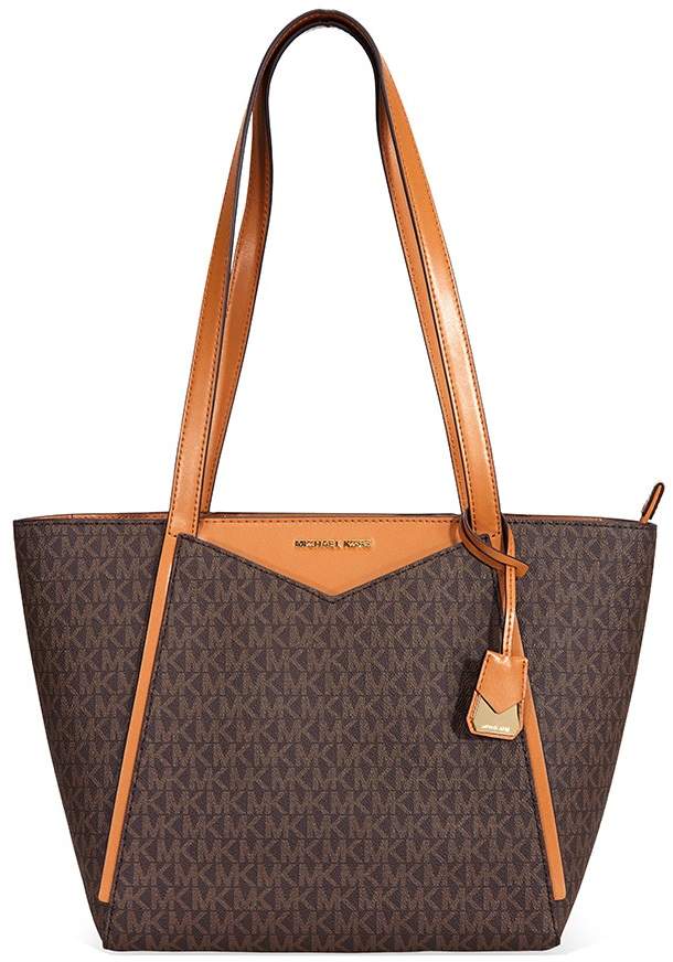 Michael Kors Small Whitney Signature Logo Tote - Brown - ONE COLOR - STYLE