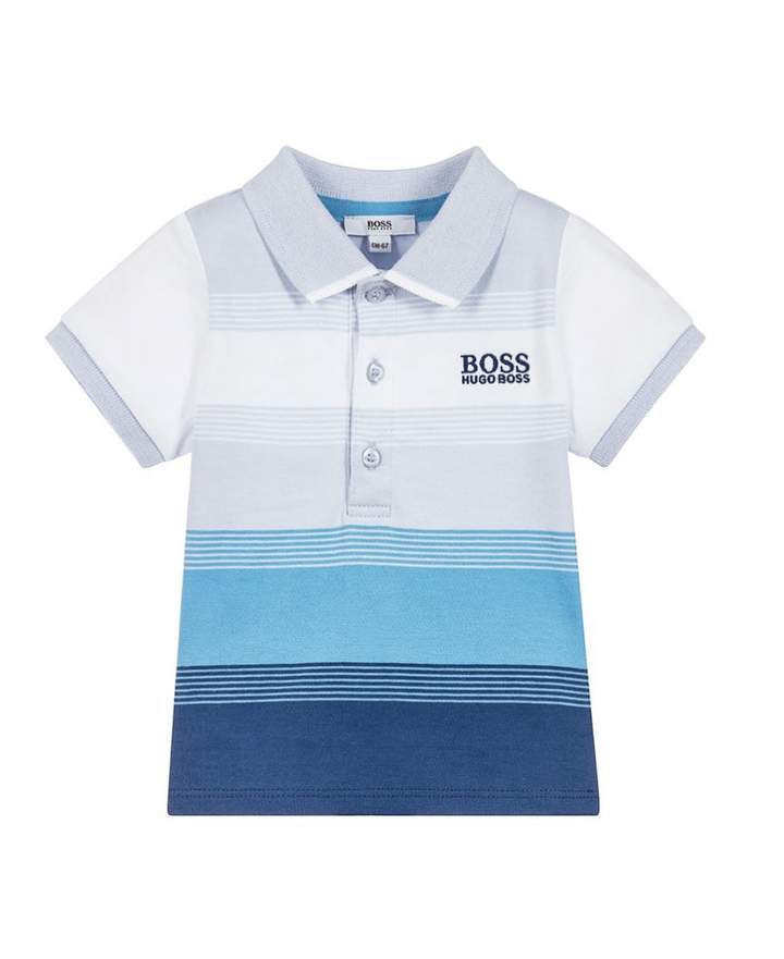 Hugo BOSS Kids Vary Stripe Jersey Polo