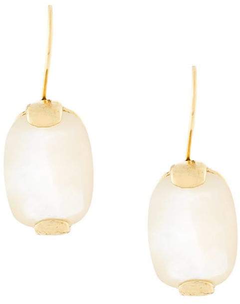 Vergoldete 'My Favourite' Sterlingsilber-Ohrringe mit Perlmuttverzierung