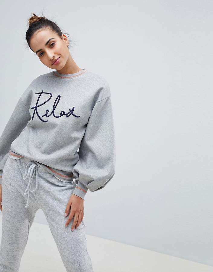 Ted Says Relax Slogan Sweat