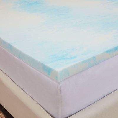 Authentic Comfort® Gel Swirl 2-Inch Queen Memory Foam Mattress Topper