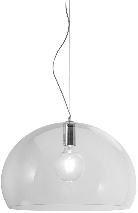 Small FL/Y Pendelleuchte, transparent