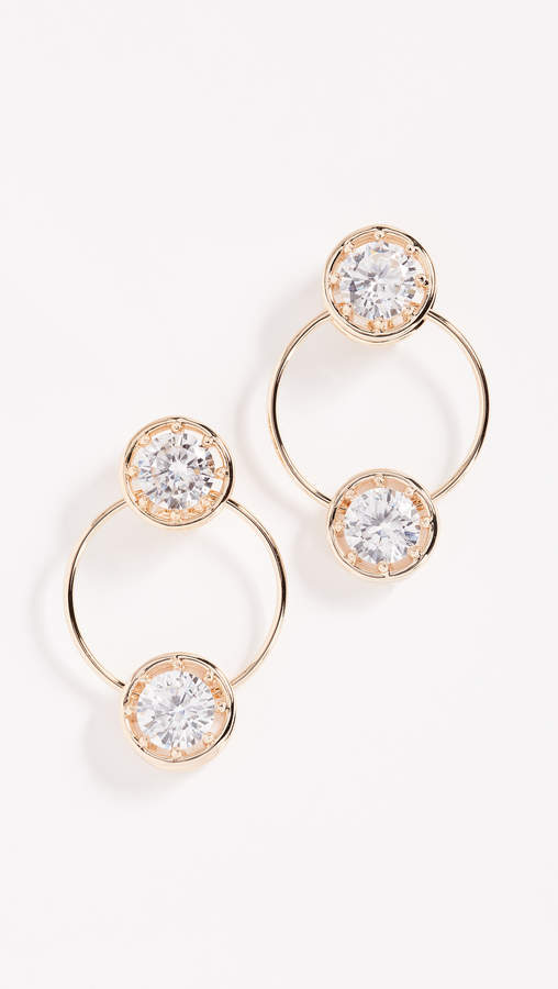 Circle Estate Hoop Earrings