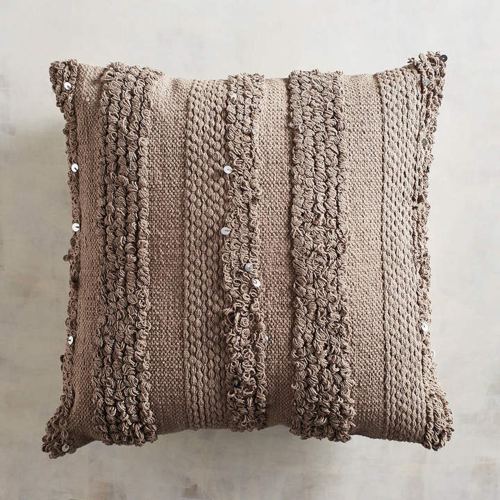 Chunky Moroccan Taupe Pillow
