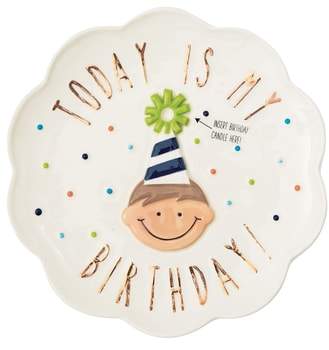 Birthday Boy Candle Plate