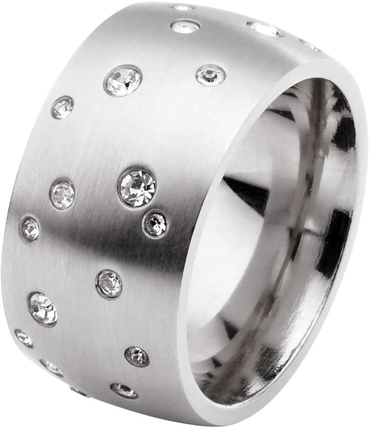 bpc bonprix collection Edelstahl Ring mit Strasssteinen