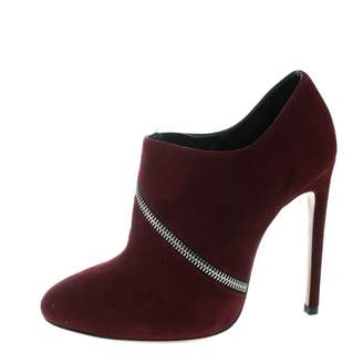 Burgundy Suede Boots - ShopStyle