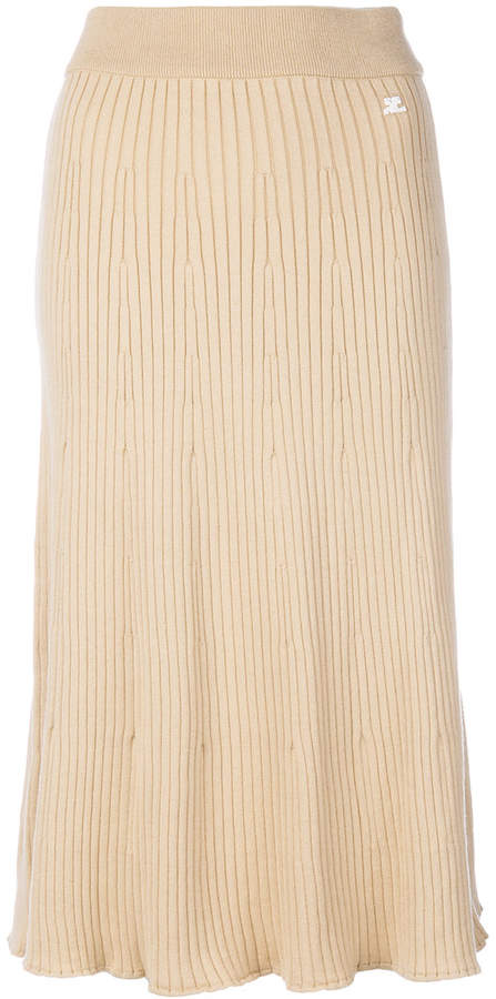 Rock mit plissiertem Design