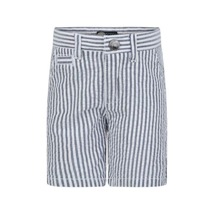 SarabandaBoys Blue Striped Cotton Shorts