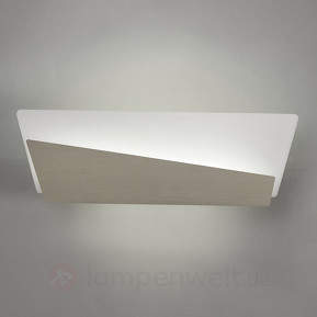 Lola - LED-Wandleuchte in Nickel satiniert