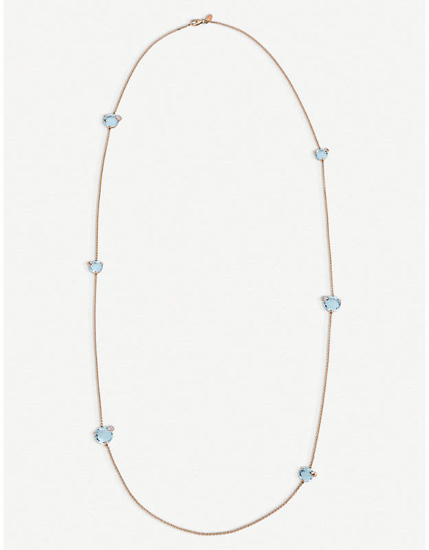 BUCHERER FINE JEWELLERY Peekaboo 18ct rose-gold diamond necklace