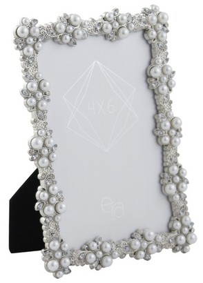Era Home Crystal & Imitation Pearl Picture Frame