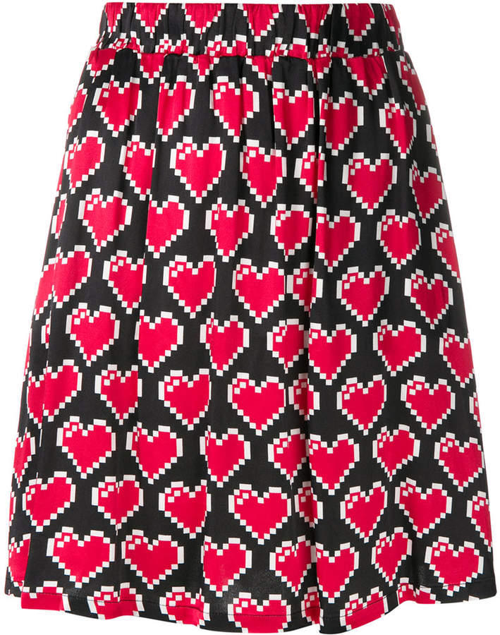 heart pixel skirt