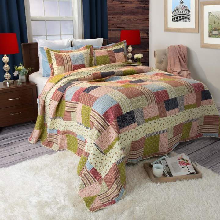 Trademark Global Lavish Home 3-piece Savannah Quilt Set - Full/Queen