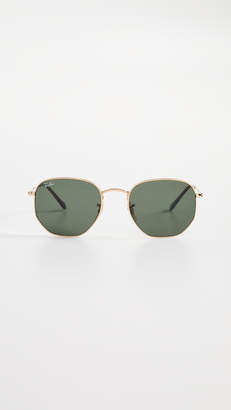 Ray-Ban RB3548N Hexagonal Sunglasses Ray-Ban RB3548N Hexagonal Sunglasses