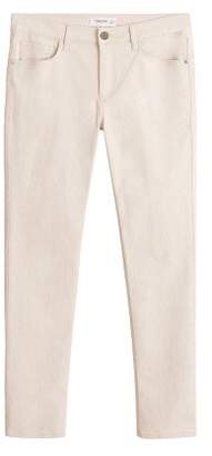 MANGO Waxed skinny Belle jeans