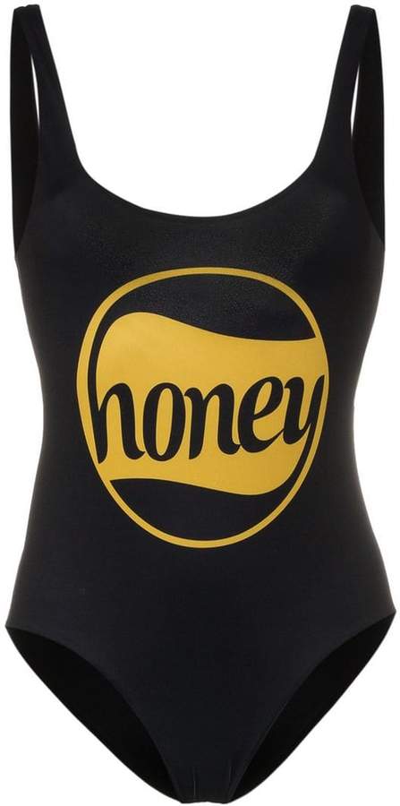 Charneu honey print swimsuit