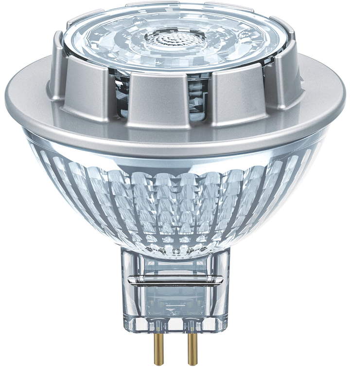 Superstar MR16 50 (36°) LED Reflektorlampe, GU5.3 / 12 V, 7,8 W, Warmweiß 2700K, 621 lm, dimmbar / klar