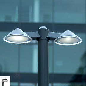 Formschöne LED-Wegeleuchte Cone