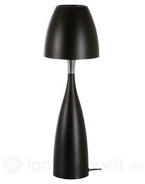 In Schwarz - kleine LED-Tischlampe Anemon 38,9 cm