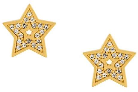 Vergoldete 'Mini Star Biography' Sterlingsilber-Ohrstecker