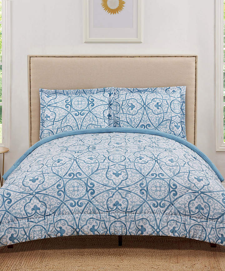 Blue Truly Soft Marcello Comforter Set
