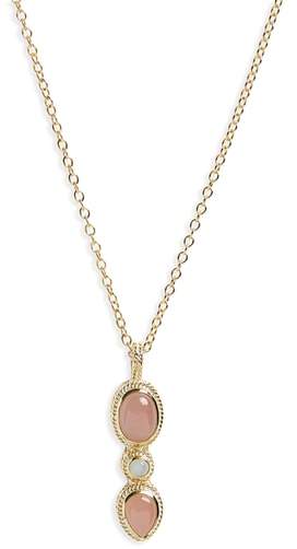 Guava Quartz Pendant Necklace