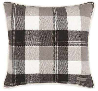 Lodge 20-Inch Square Throw Pillow in Grey