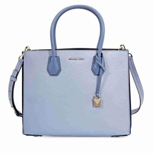 Michael Kors Mercer Large Accordion Tote- Pale Blue - ONE COLOR - STYLE