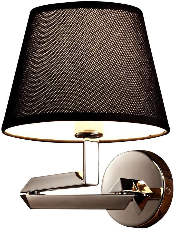 Loistaa EEK A++, Wandleuchte Apus - Leinen / Edelstahl