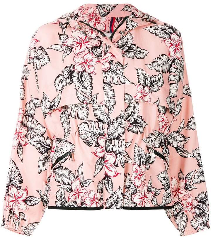 floral printed bomber jacket