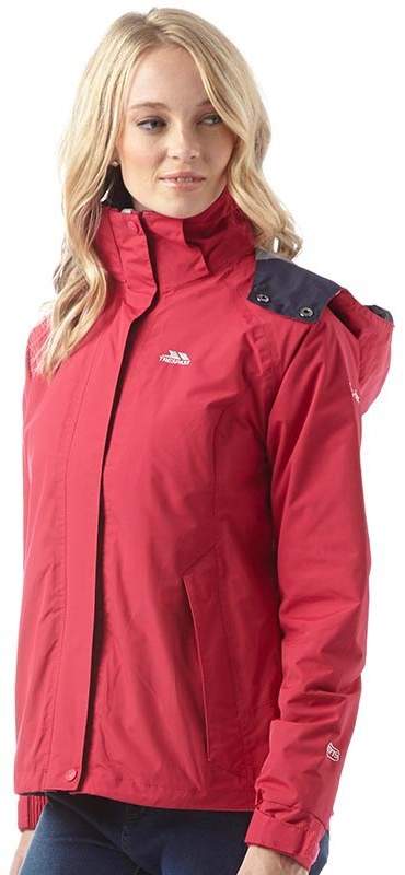 Damen Florissani Wasserdicht Shell Performance Jacke Dunkelrosa