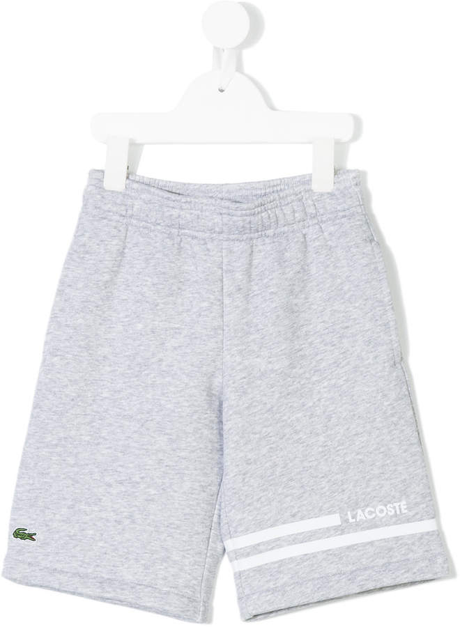 Lacoste Kids logo track shorts