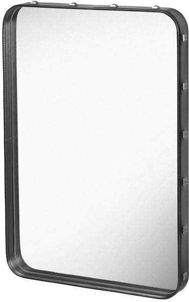 Gubi - Adnet Spiegel 70 x 48 cm, Schwarz