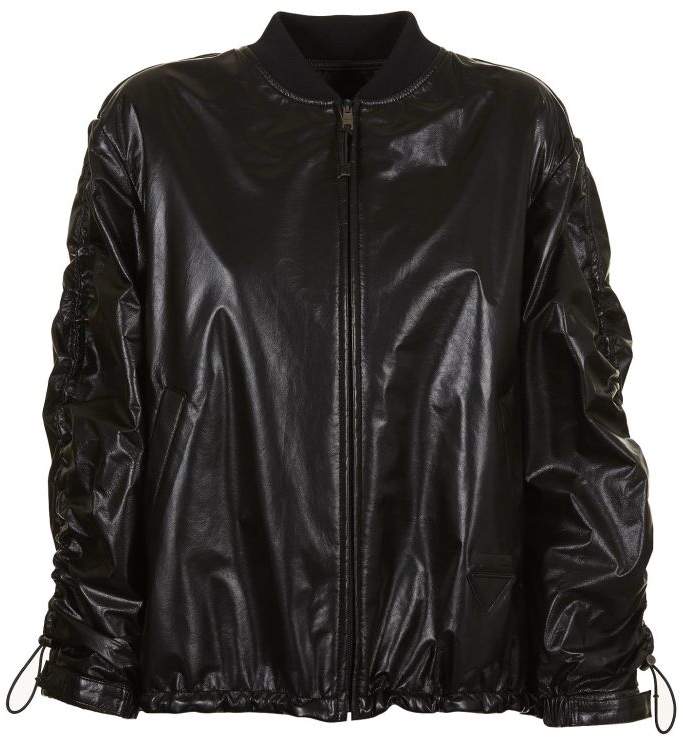 Drawstring Bomber Jacket