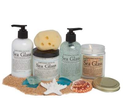 B. Witching Bath Co. Sea Glass Bath & Body Gift Set