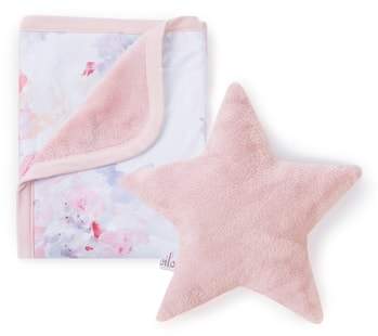 OILO Prim Cuddle Blanket & Star Pillow Set