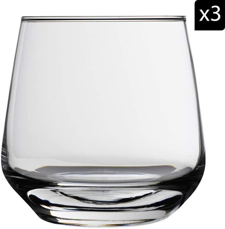 Novastyl Sainte Maxime - 3 Becher 34,5 cl - transparent