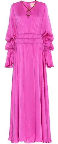 Maxikleid Ansari aus Seide